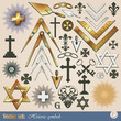 Big vector set: historical and religious symbols