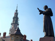 monument, a statue of John Paul II at Jasna Gora in Czestochowa