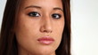 Asian American Girl Serious