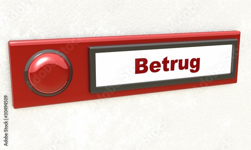 Illustration: Klingel Konzept - Betrug Klingel Konzept - Betrug