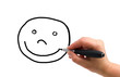 Drawing happy face
