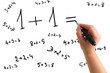 Hand drawing mathematical equations