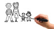 The hand drawing family