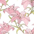 Seamless background from a flowers ornament
