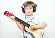 Junger Gitarrengott