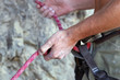 Climbers hands