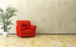 Illustration: Armchair and palm Armchair and palm