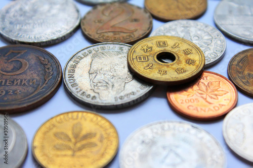 Photo: Coins from different countries Coins from different countries