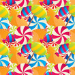 Illustration: Saemles spattern with sweets Saemles spattern with sweets