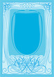 Fond menu bleu