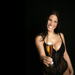 verführerische Frau in Dessous