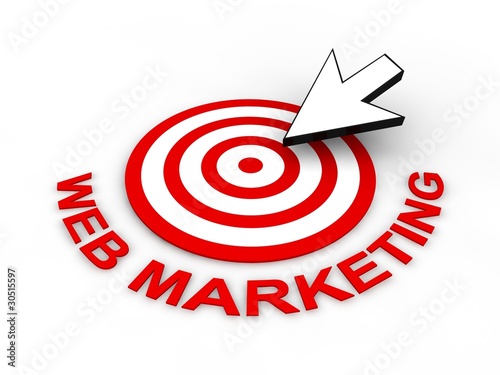 Illustration: Web Marketing Concept Web Marketing Concept