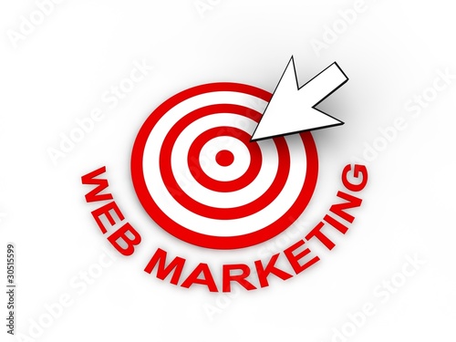 Illustration: Web Marketing Concept Web Marketing Concept