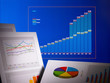 Financial graphs and tables