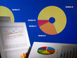 Financial graphs and tables