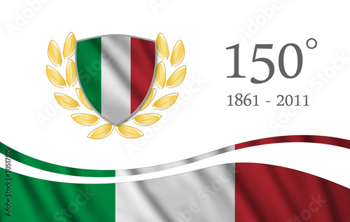 Illustration: 150 anni - Unità d'Italia 150 anni - Unità d'Italia
