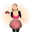Fashion illustration-Fashion girl Fashion illustration-Fashion girl