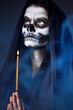 Gothic portrait of dead woman Gothic portrait of dead woman