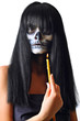 Gothic portrait of dead woman Gothic portrait of dead woman