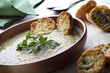 Hot or cold soup made of vegetables. Hot or cold soup made of vegetables.