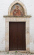 Wooden portal.