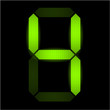 Digital number four Digital number four