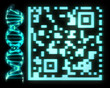 Illustration: ADN code QR ADN code QR