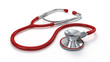 Stethoscope on a white background