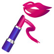 Lipstick on Lips