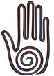 Vector: hand symbol hand symbol