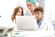 Successful teamwork inside the lab, research, young experts