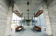 modern building indoor and chair