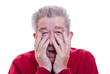 Foto: Besorgter Senior Besorgter Senior