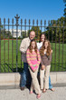 Family Visiting White House Tourists Washington DC
