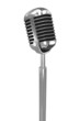 3d Retro microphone for broadcast