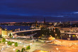 Night scene of the Stockholm City