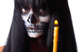 Gothic portrait of dead woman Gothic portrait of dead woman
