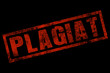 Stempel Plagiat schwarz