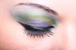 closeup female eye