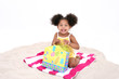 Beautiful Young Sitting In The Sand