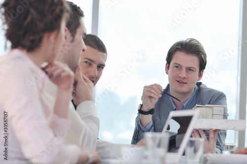 Photo: architect business team on meeting architect business team on meeting