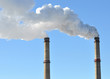 industrial smoke from chimney