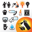 symbol extinguisher symbol extinguisher