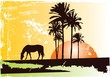tropical beach poster