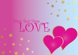 Vector valentine card