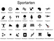 Vektor: Sporticons Set Sporticons Set