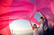 couple under the sail