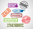 Set of stamps for your eshop