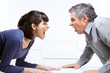 Couple yelling at each other
