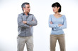 Angry with each other
